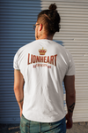 LIONHEART-ORIGIN 1191 Organic Men's Fitted T-shirt with Back Logo